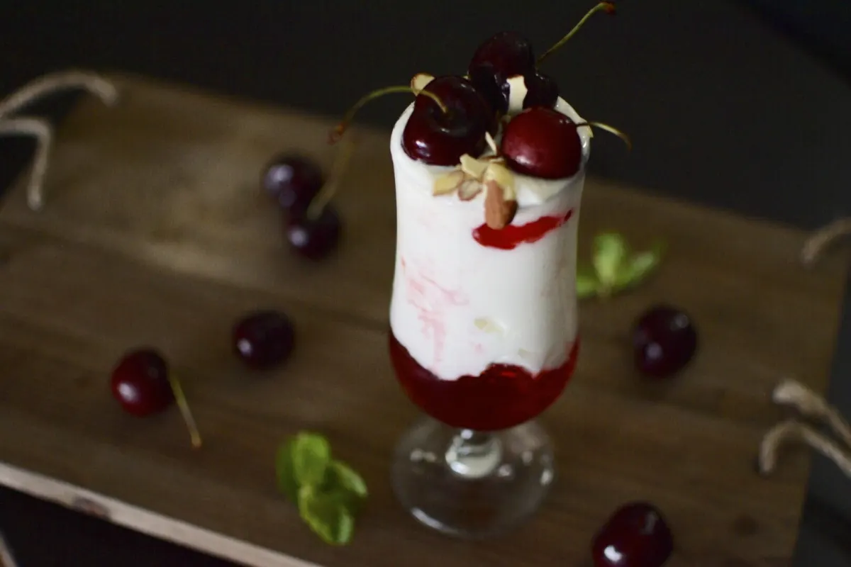 Yogurt and Cherry — Early Food Photography from the Blog