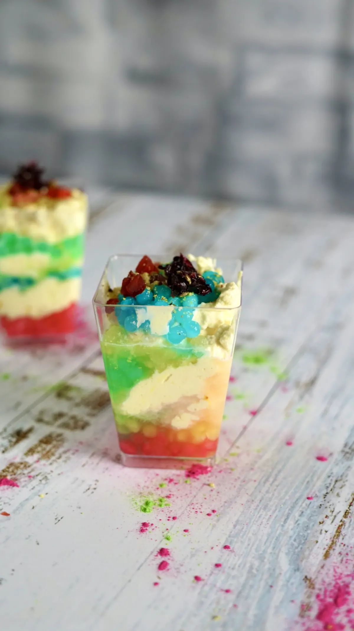 Thandai Mousse — Holi Fusion Tapioca Pearl Dessert
