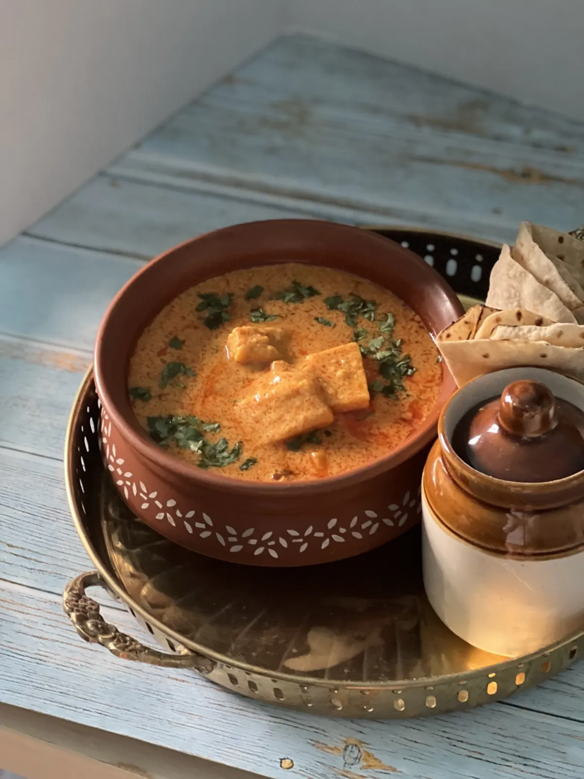 Dhokli nu Shaak — Gujarati Besan Dumpling Buttermilk Curry