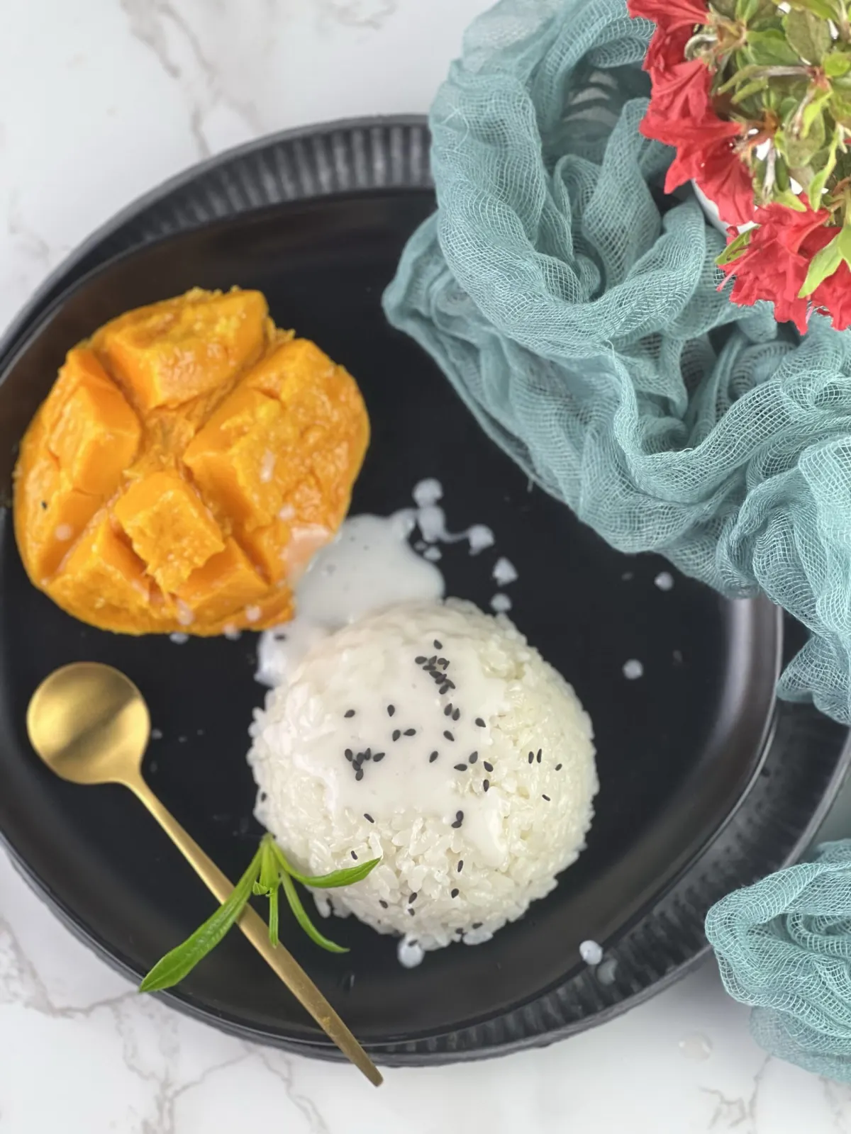 Mango Sticky Rice — Instant Pot Thai Coconut Dessert
