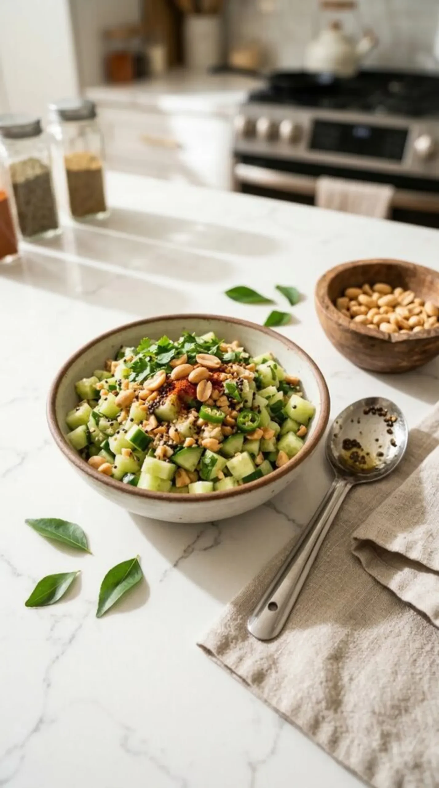 Cucumber Peanut Koshimbir — 15-Minute Maharashtrian Salad