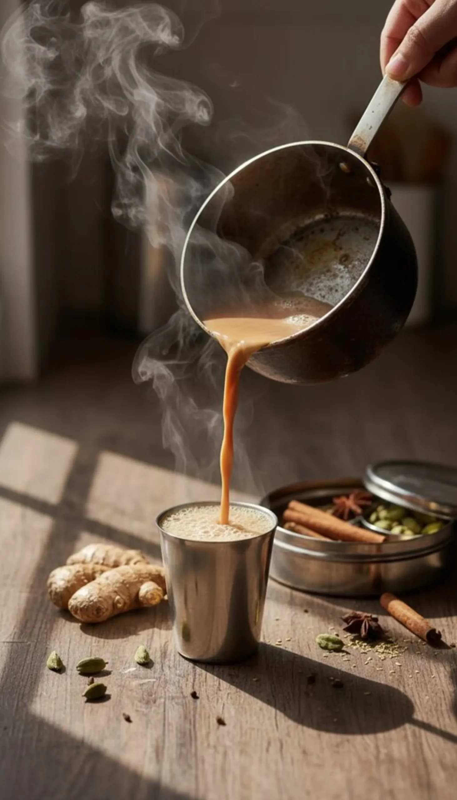 Kadak Ginger Chai Recipe | Strong Indian Tea at Home