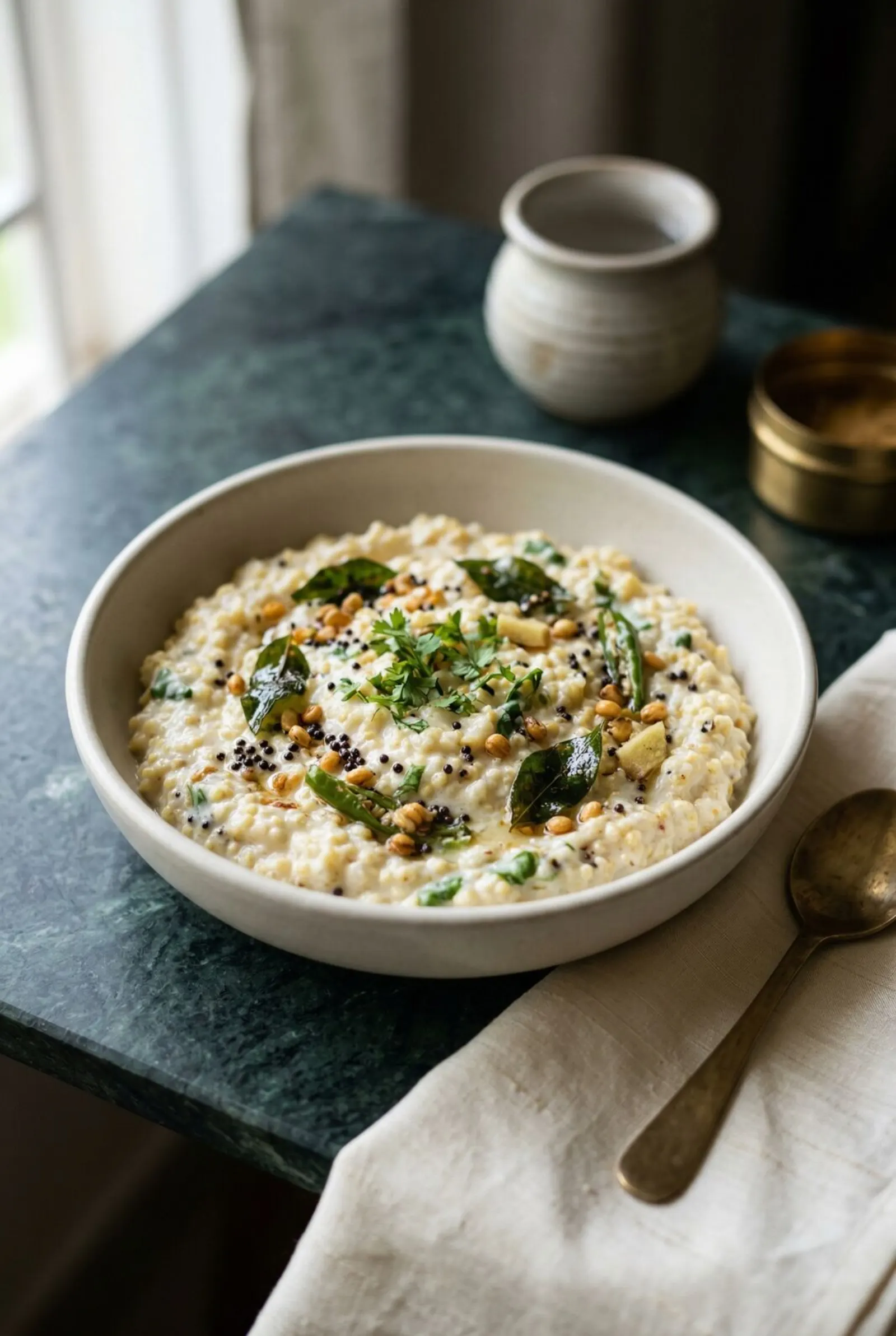 Millet Curd Rice — Foxtail Millet Thayir Sadam in 20 Minutes