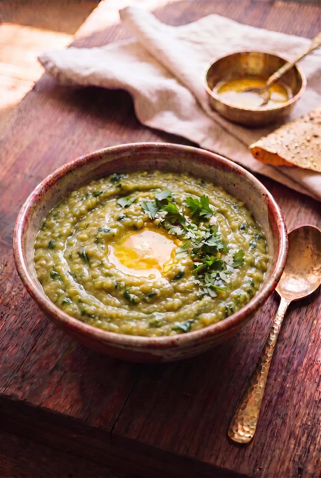 Spinach Khichdi — One-Pot Palak, Rice and Moong Dal