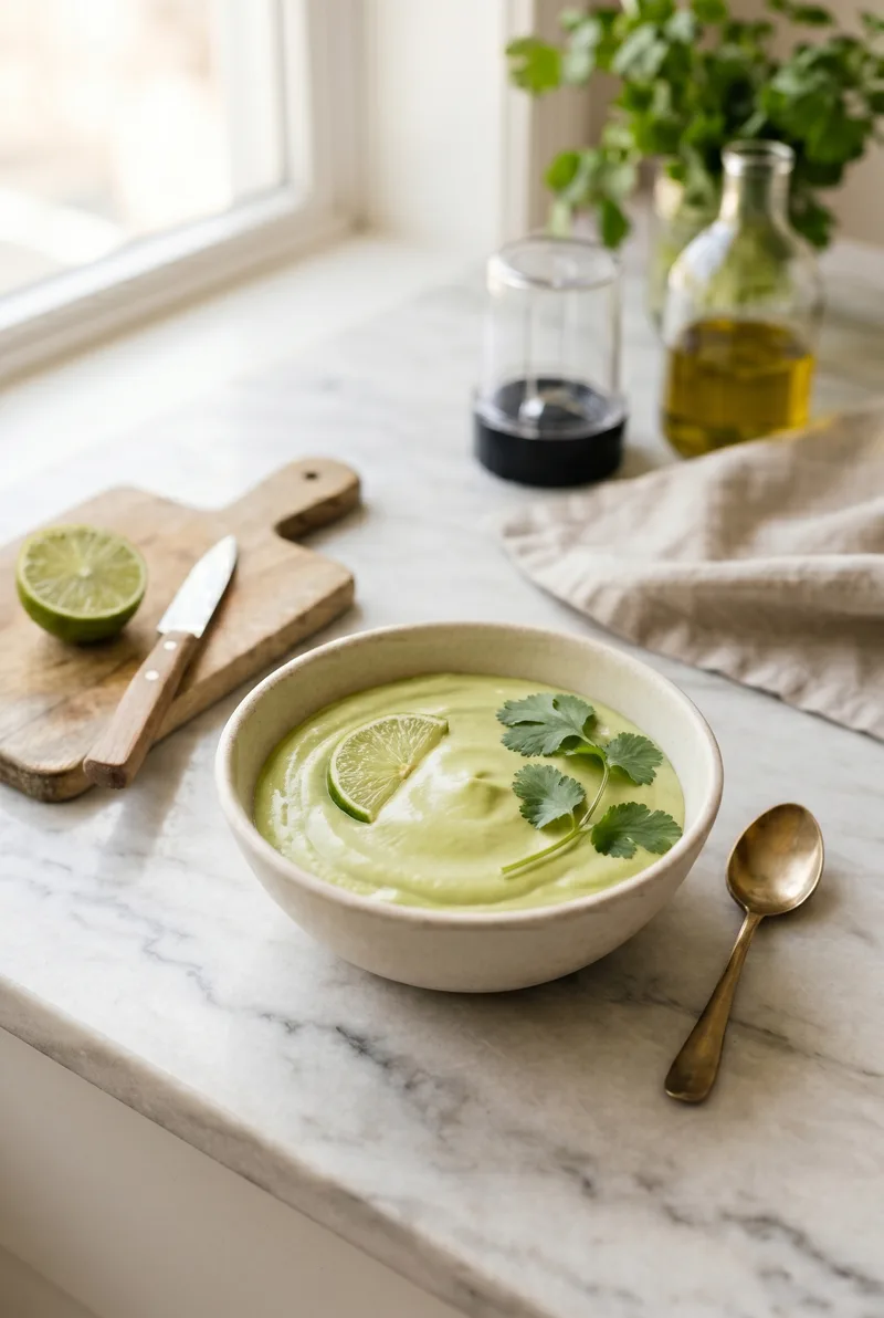 Avocado Lime Crema — Easy 5-Minute Blender Sauce