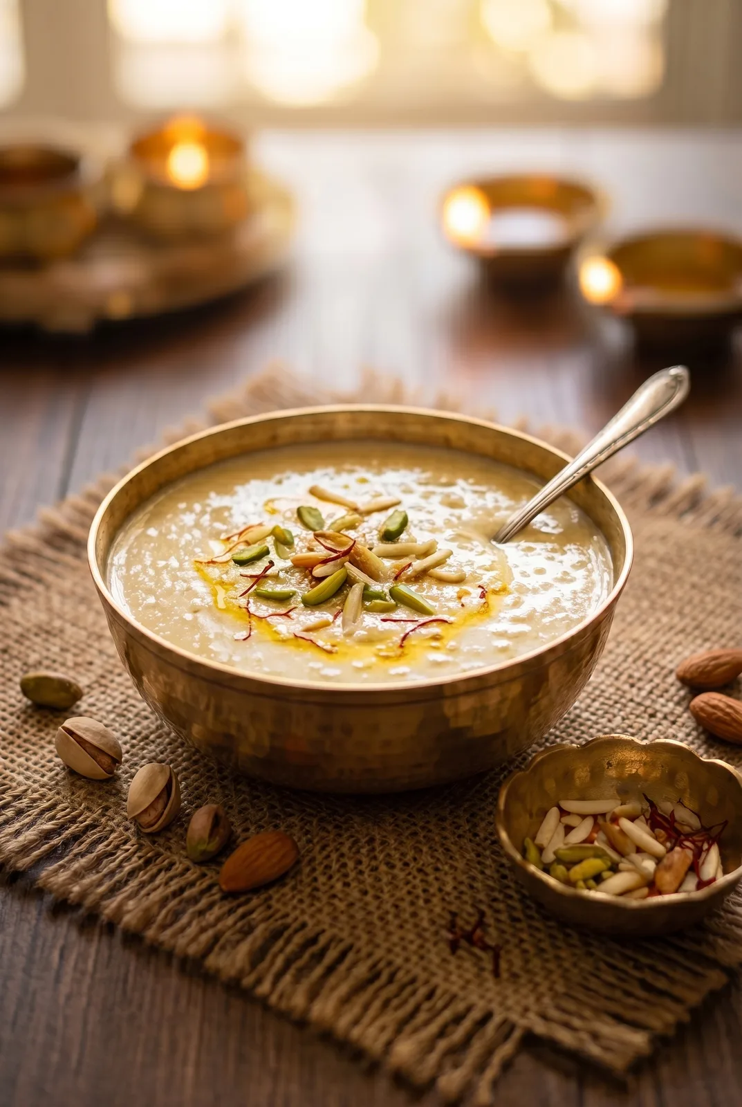 Basundi Recipe — Gujarati Reduced-Milk Cardamom Sweet