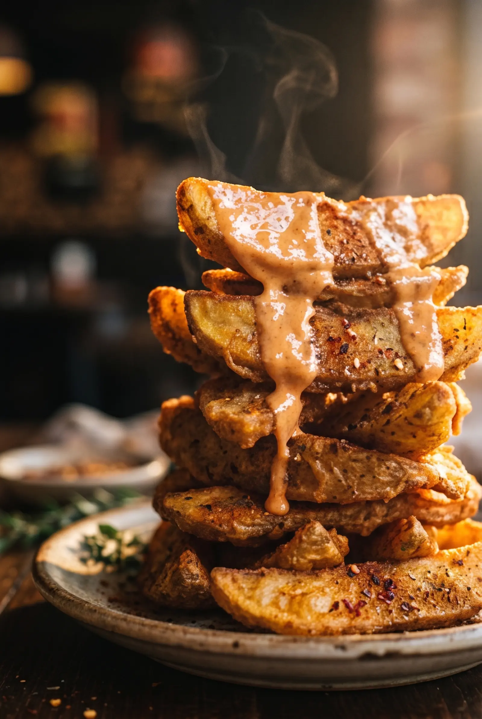 Cajun Potatoes (Restaurant-Style with Creamy Cajun Sauce)