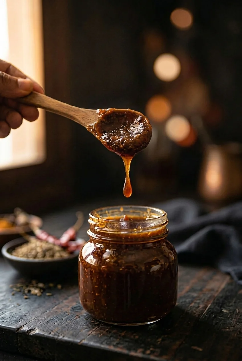 Date Tamarind Chutney — Khajur Imli for Indian Chaat