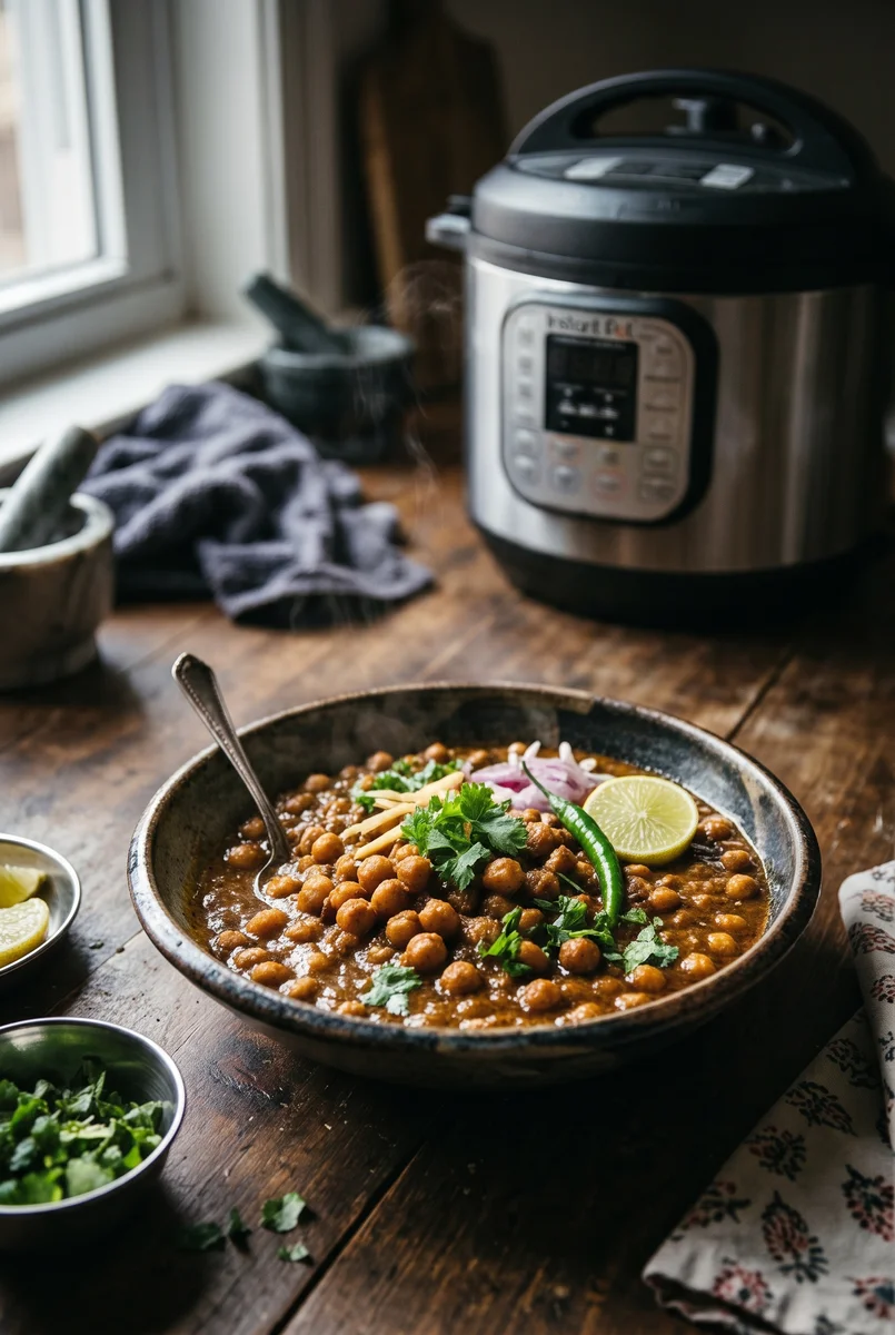 Instant Pot Chole — Punjabi-Style Chickpea Curry