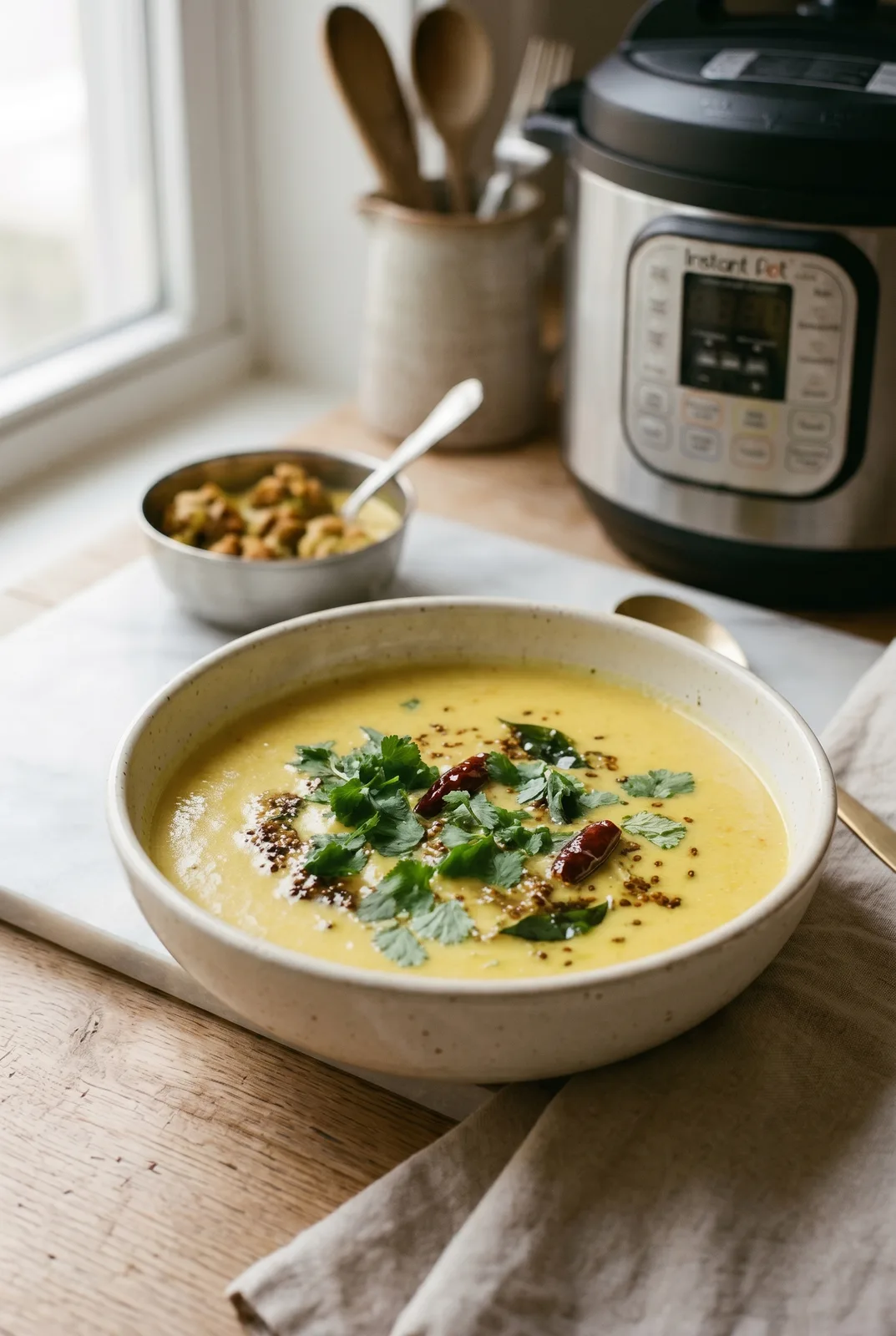Instant Pot Kadhi — Gujarati-Style with Pakora Option