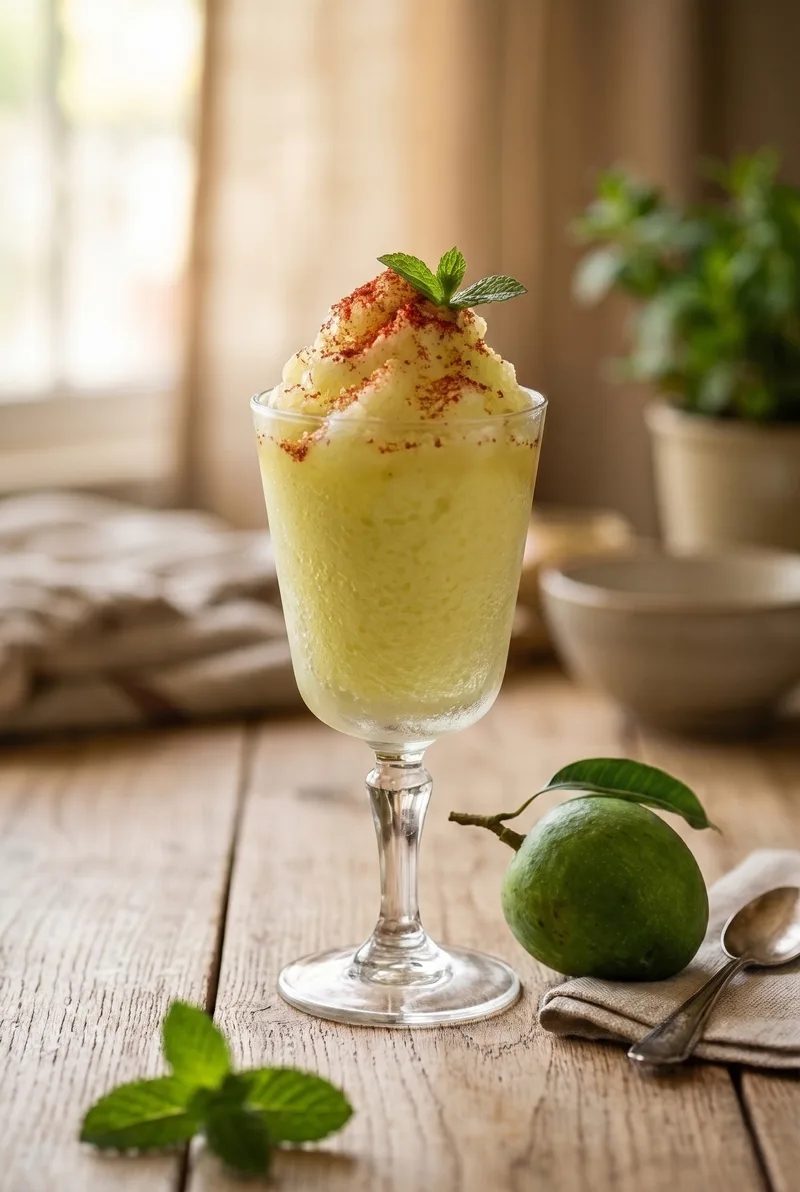 Instant Raw Mango Slush (Raw Mango / Kacchi Kairi Sorbet)