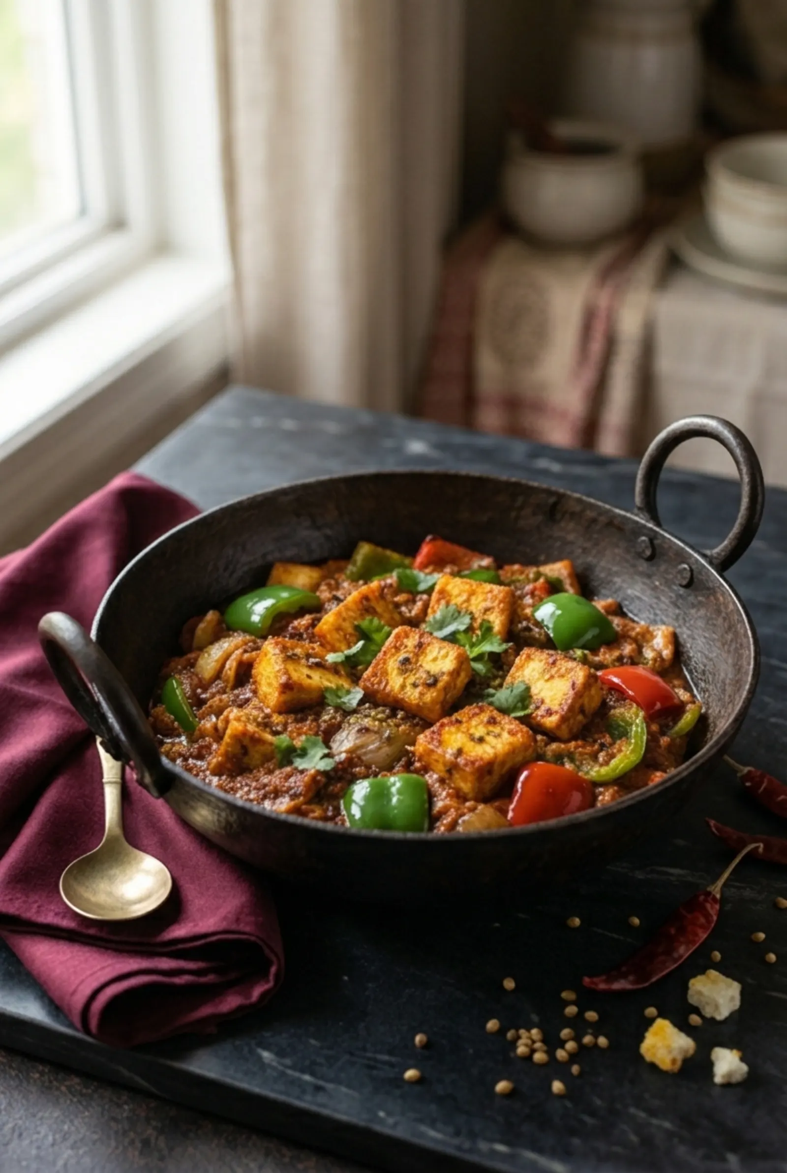 Kadai Paneer Recipe (Restaurant Style, Ready in 35 Minutes)
