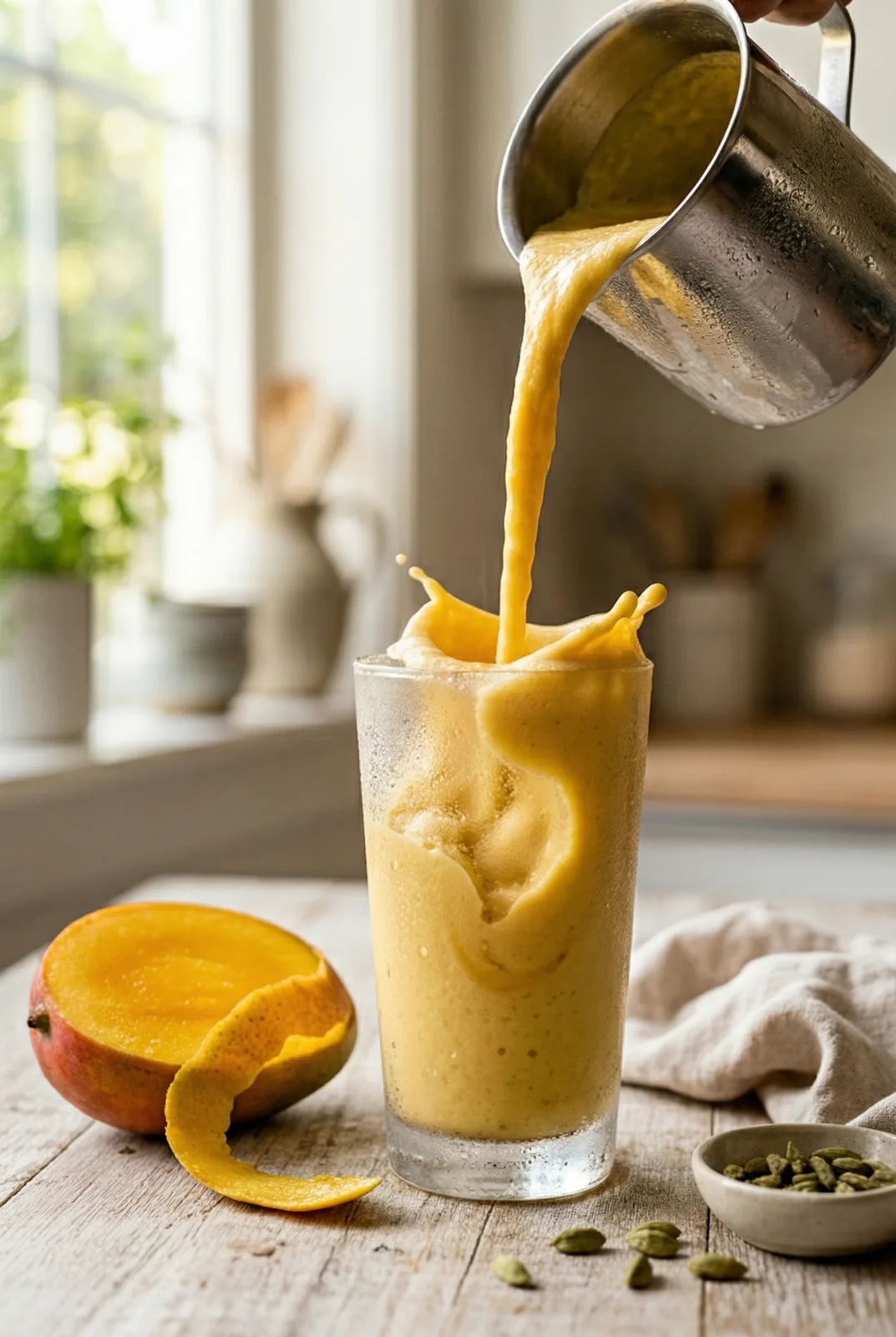 Mango Lassi Recipe (Restaurant-Style, Easy Blender Method)