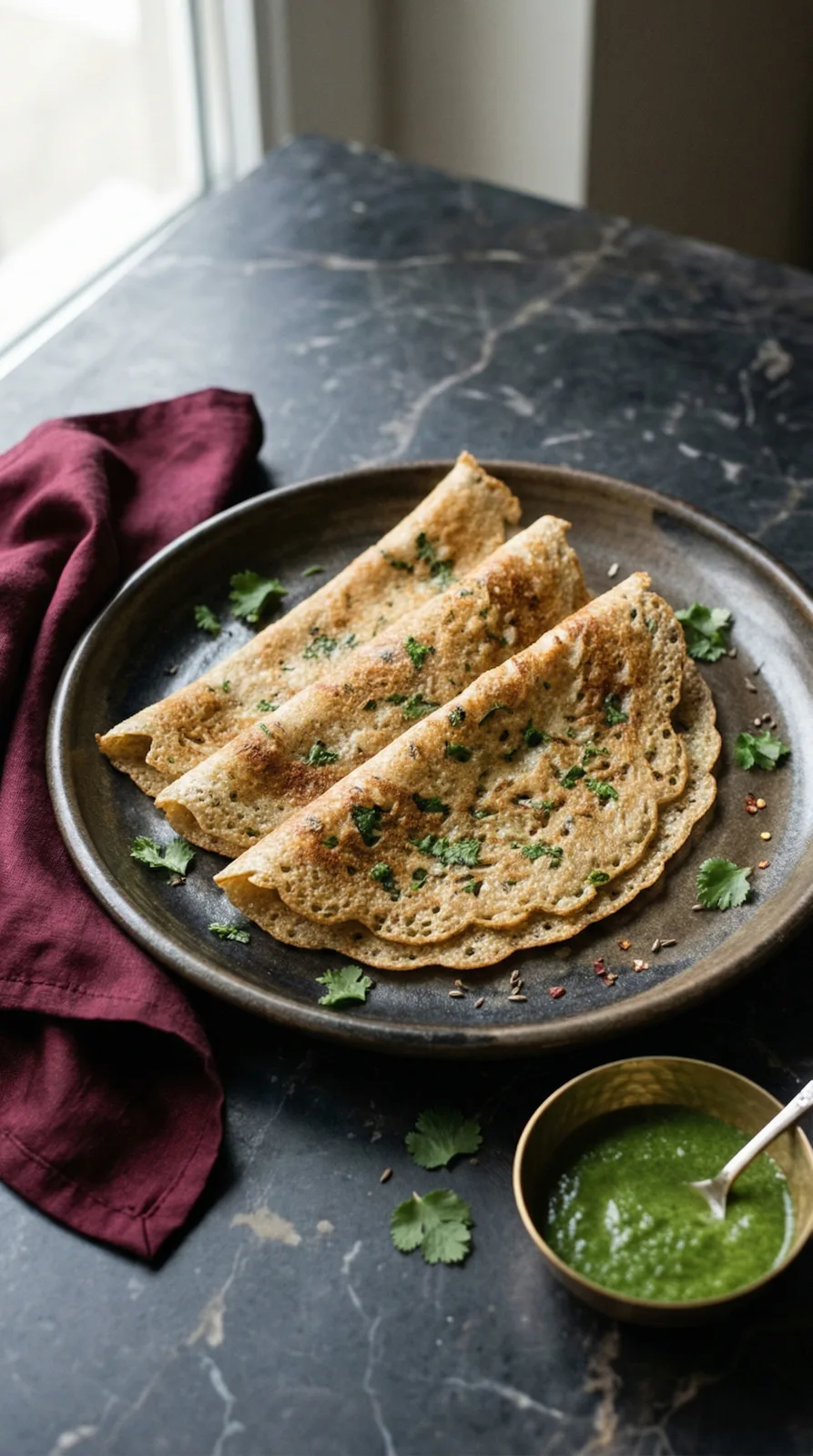 Easy Oats Chilla Recipe (Savory Oats Pancakes in 20 Minutes)
