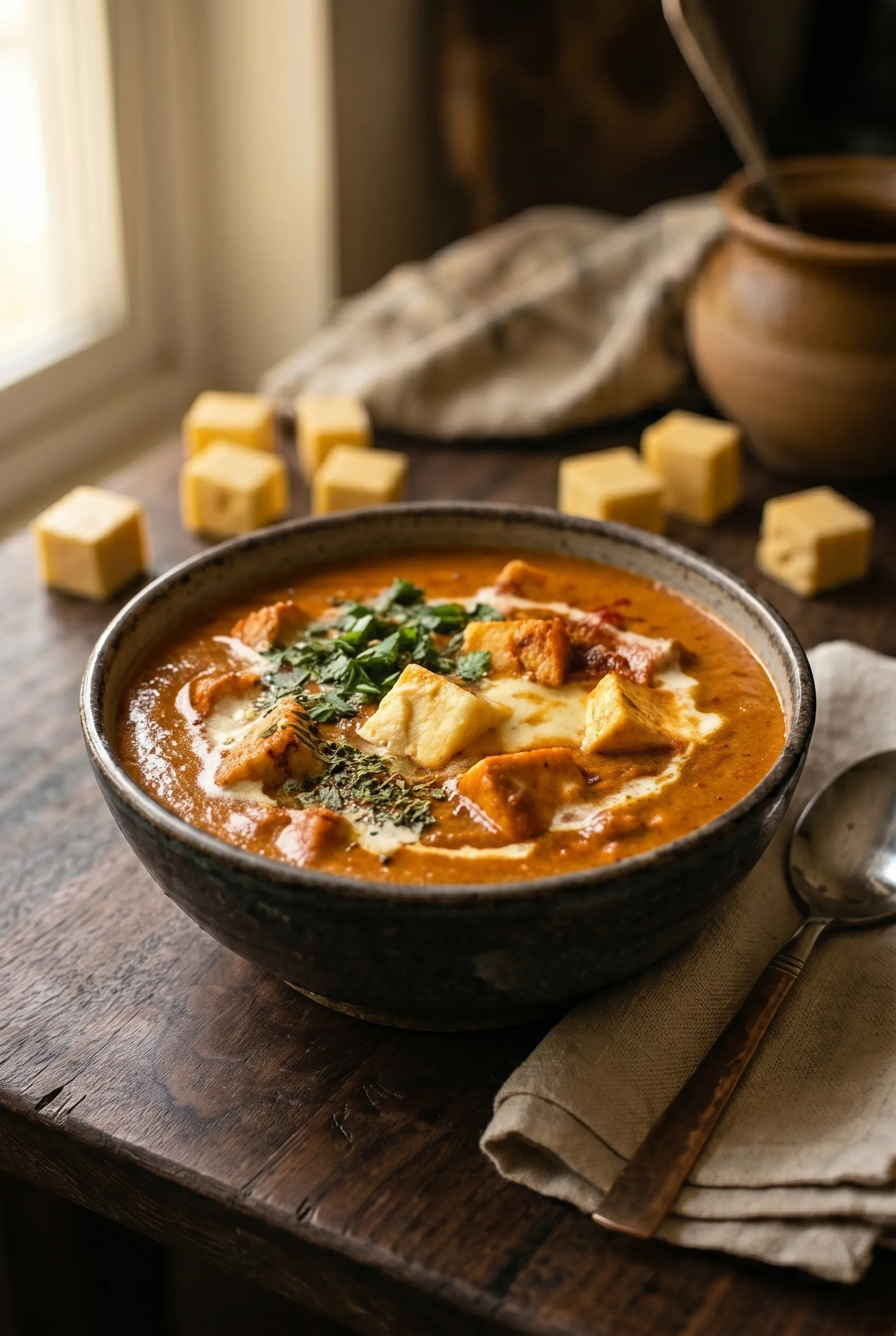 Paneer Butter Masala with Amul Cheese — Creamy Gravy