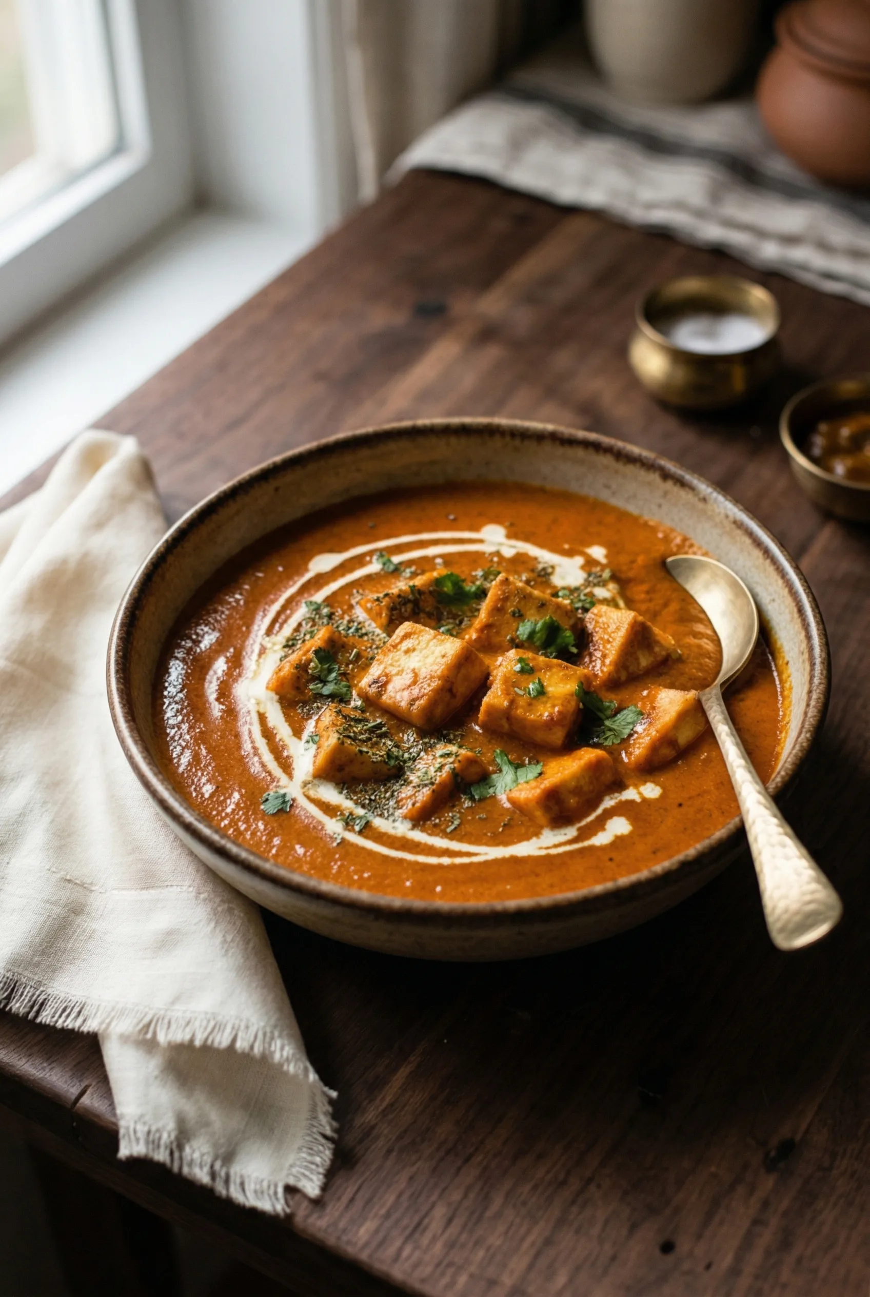 Paneer Butter Masala — 30-Minute Tomato-Cashew Gravy