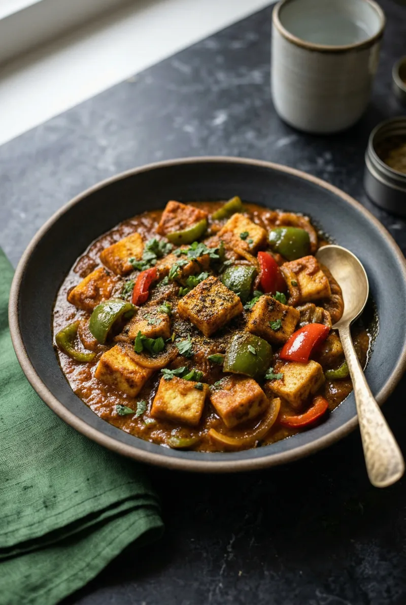 Paneer Capsicum Masala Recipe (Easy Weeknight Curry)