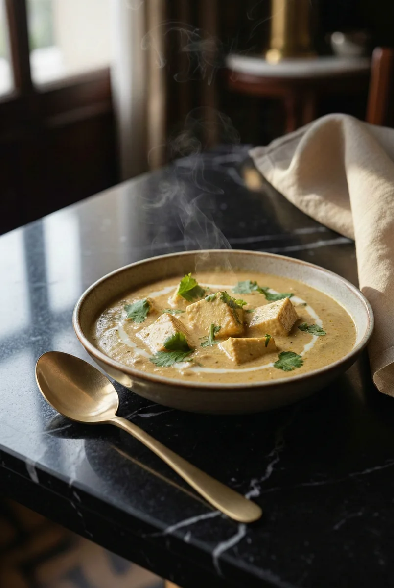 Paneer Korma Recipe — Creamy Cashew-Onion Mughlai Gravy