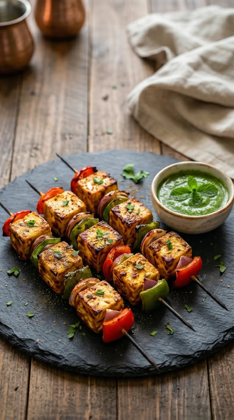 Air Fryer Paneer Tikka (Restaurant-Style Marinade Secrets)