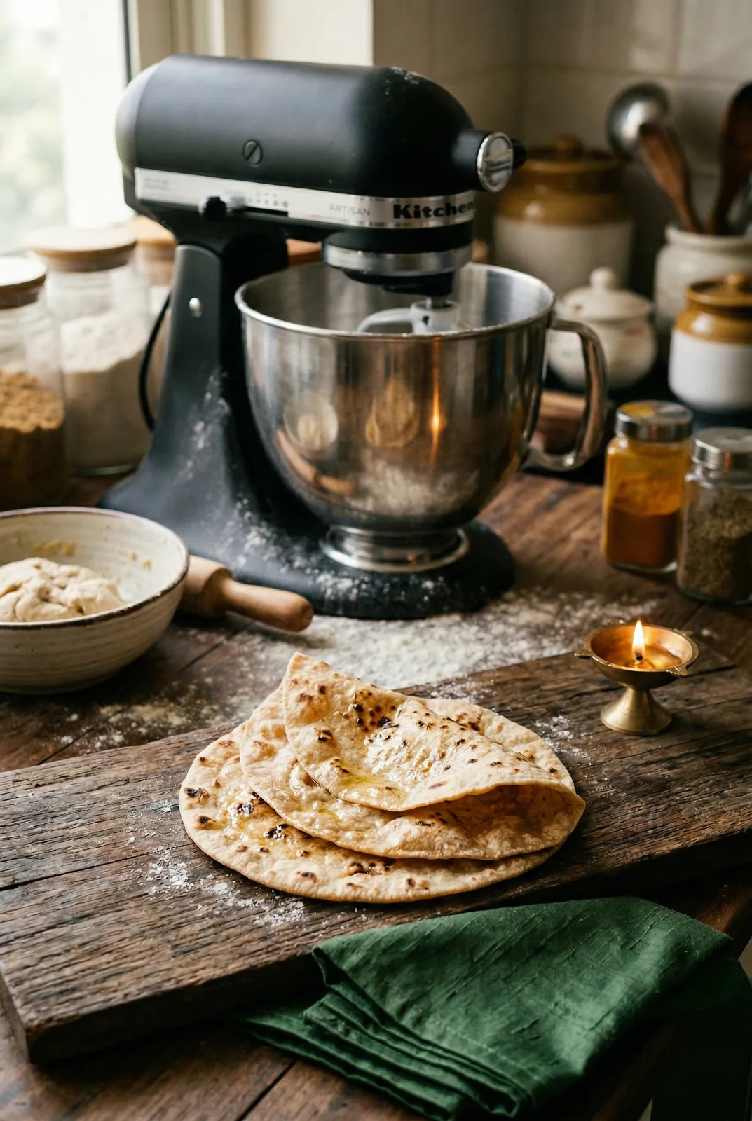 Roti with Stand Mixer: Soft Dough Recipe + Fix Every Problem