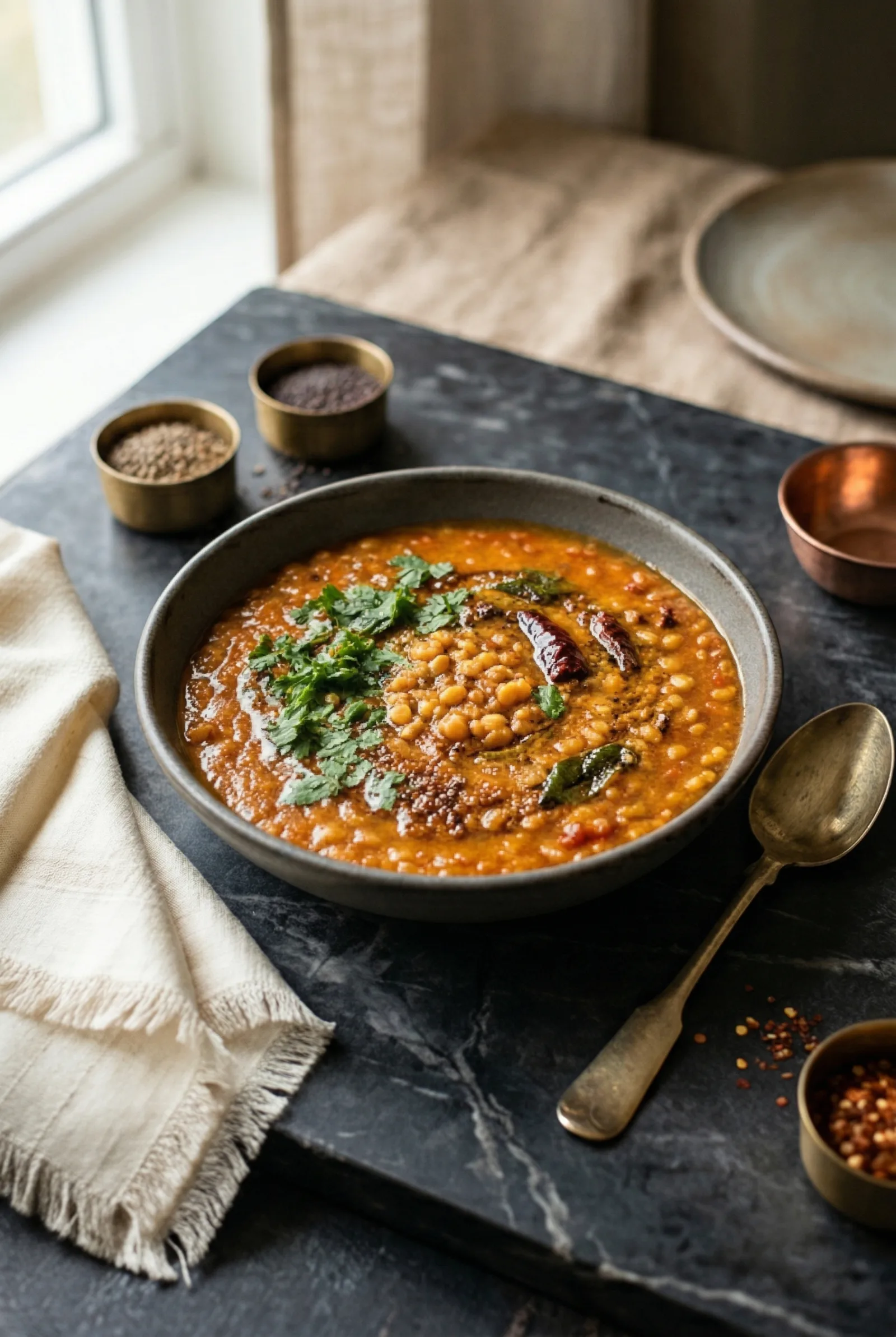 Easy Tomato Dal Recipe (Toor Dal with Tangy Tomatoes)