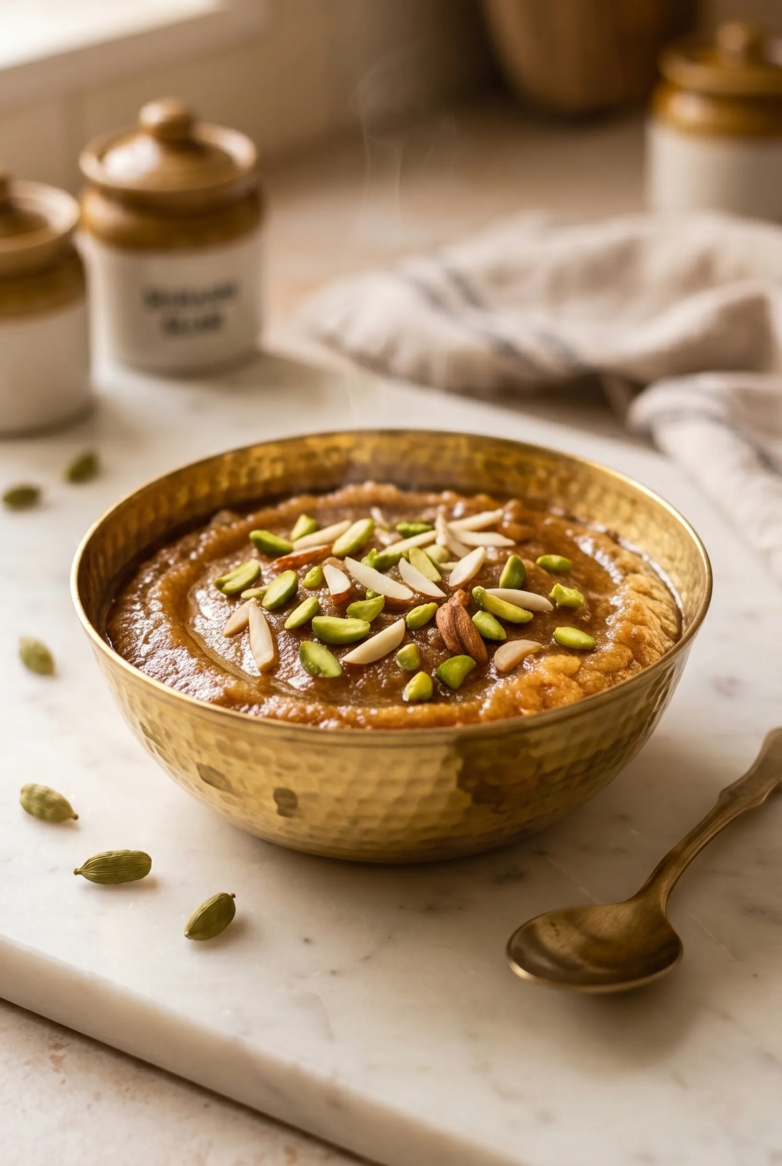 Besan Halwa (Soft Gram Flour Halwa in 30 Minutes)