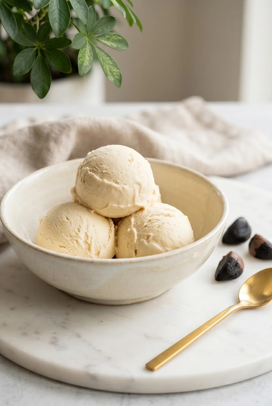 Black Garlic Ice Cream (No-Churn)