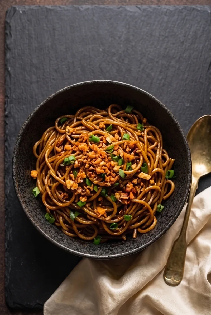 Burnt Garlic Noodles (Restaurant-Style, Ready in 20 Minutes)
