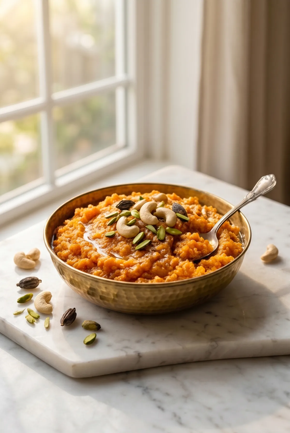 Carrot Halwa (Gajar Ka Halwa): Stovetop Punjabi-Style