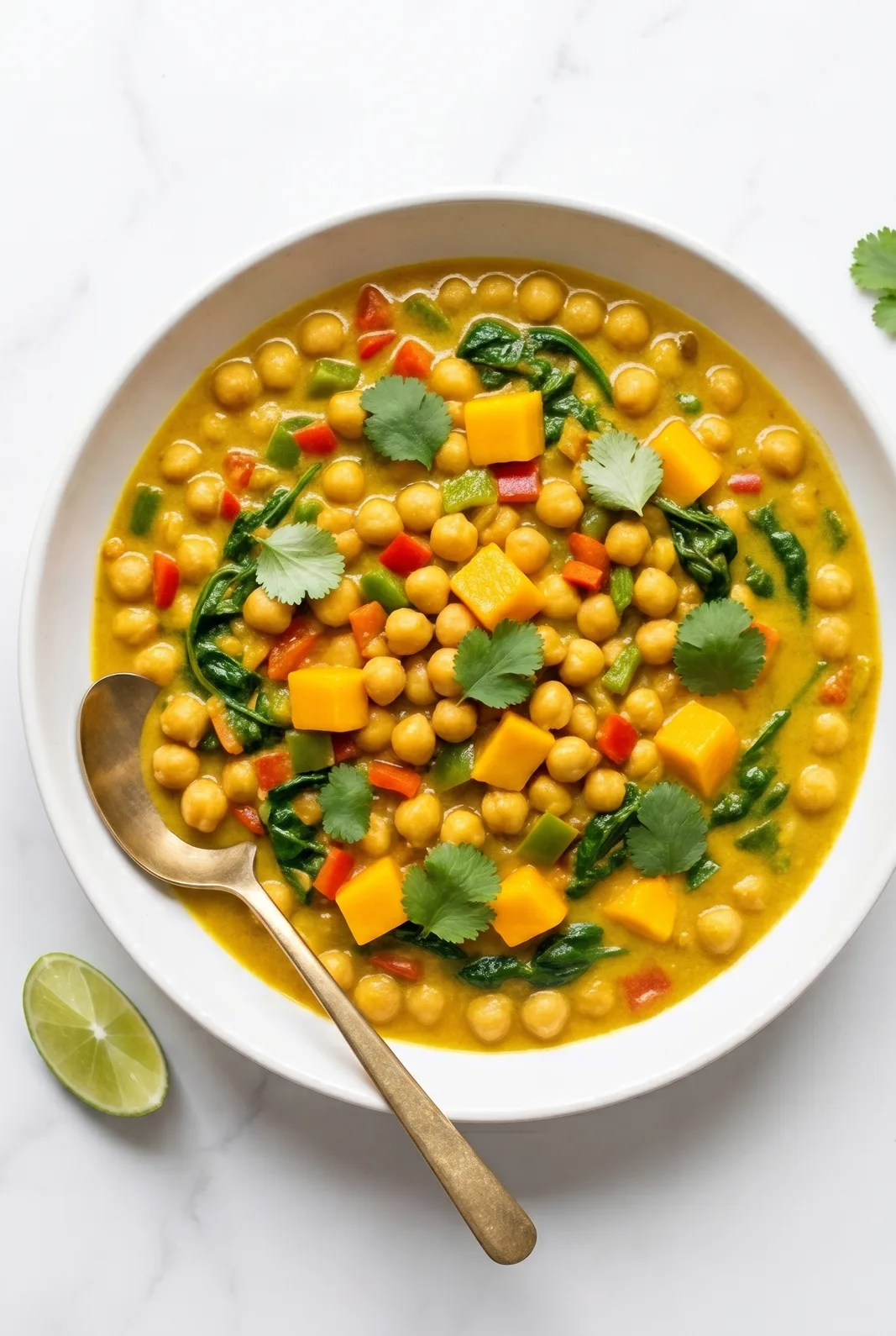 Coconut Mango Curry with Chickpeas