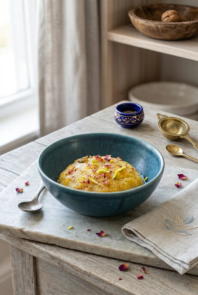 Easy Badam Halwa with Almond Flour