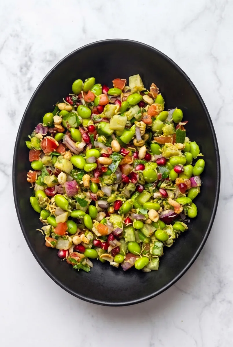 Edamame Chaat (No Potato, High Protein)