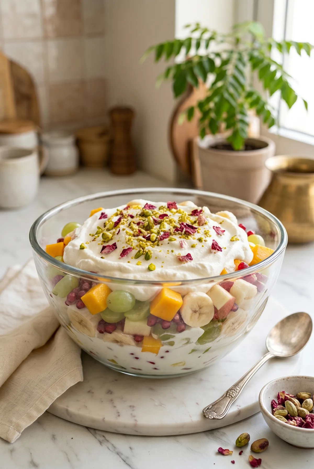 Indian Fruit Cream (No-Cook, 20 Minutes)
