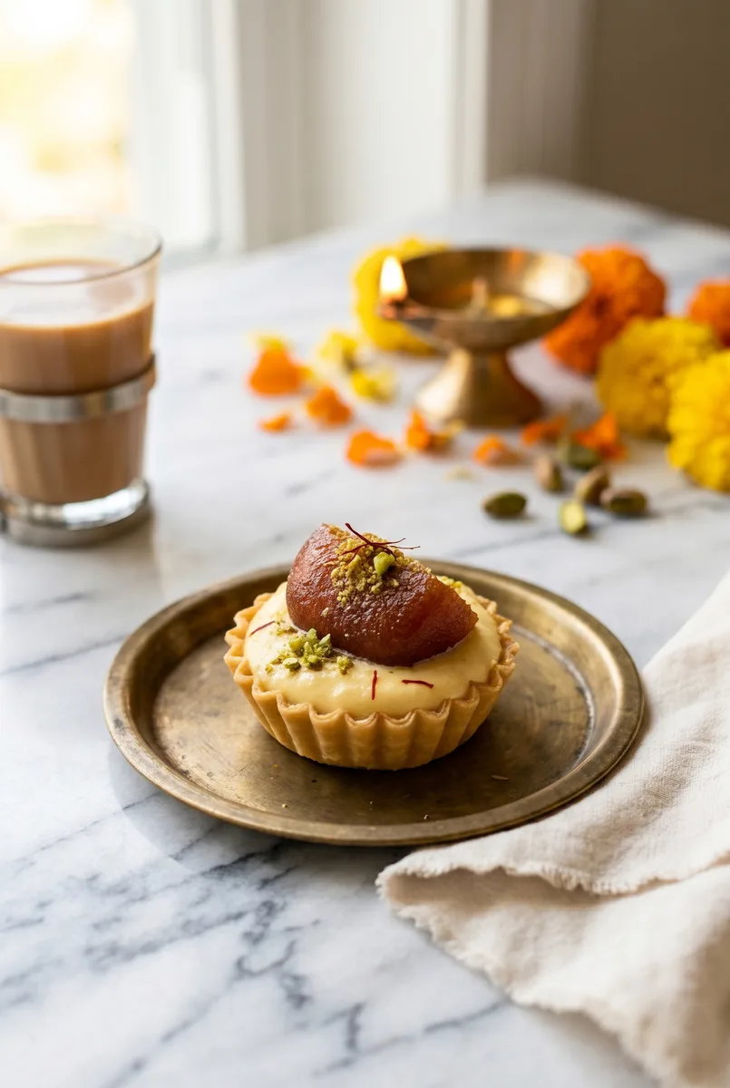 Gulab Jamun Rabdi Cups (Easy Diwali Party Dessert)