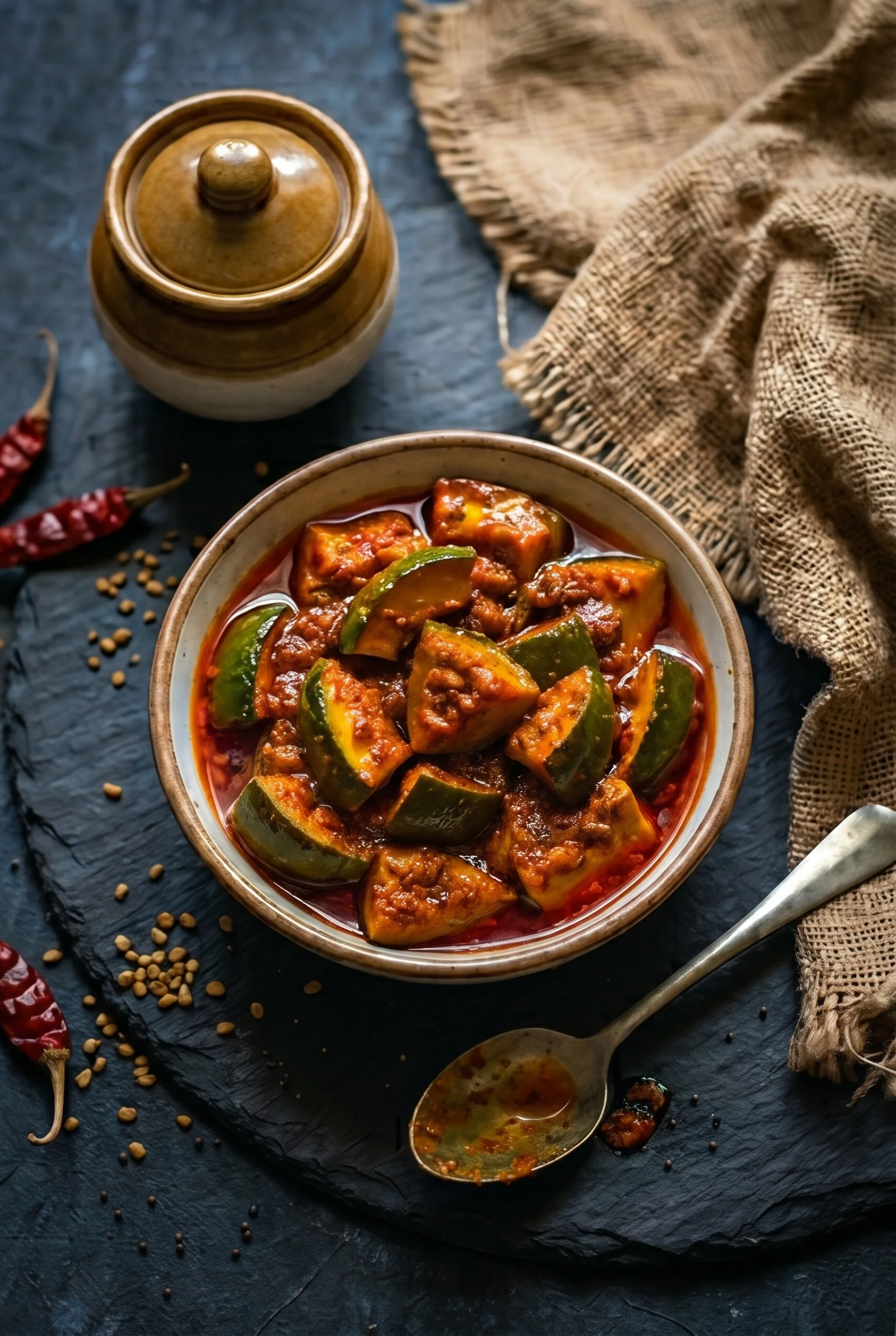 Instant Keri Nu Athanu (Quick Mango Thokku)