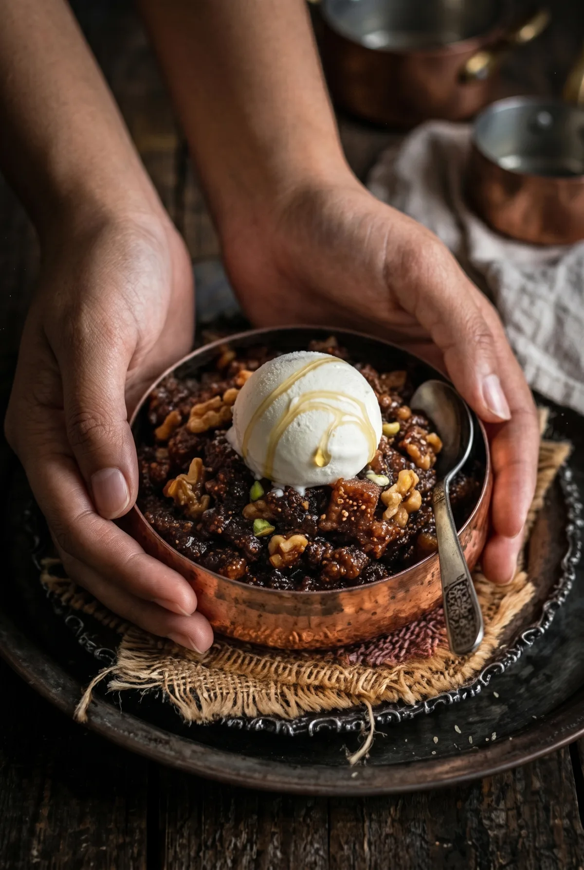 Instant Pot Fig Walnut Halwa (Anjeer Akhrot Halwa)