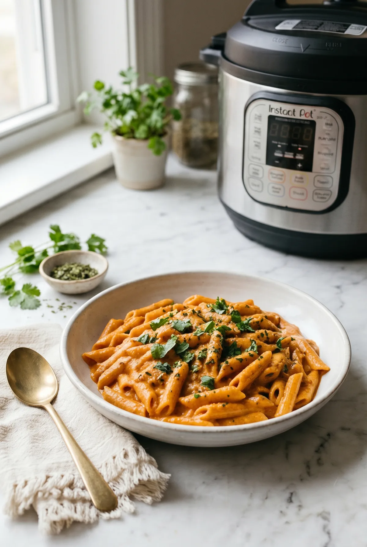 Instant Pot Makhani Pasta (One-Pot Indian Fusion Dinner)