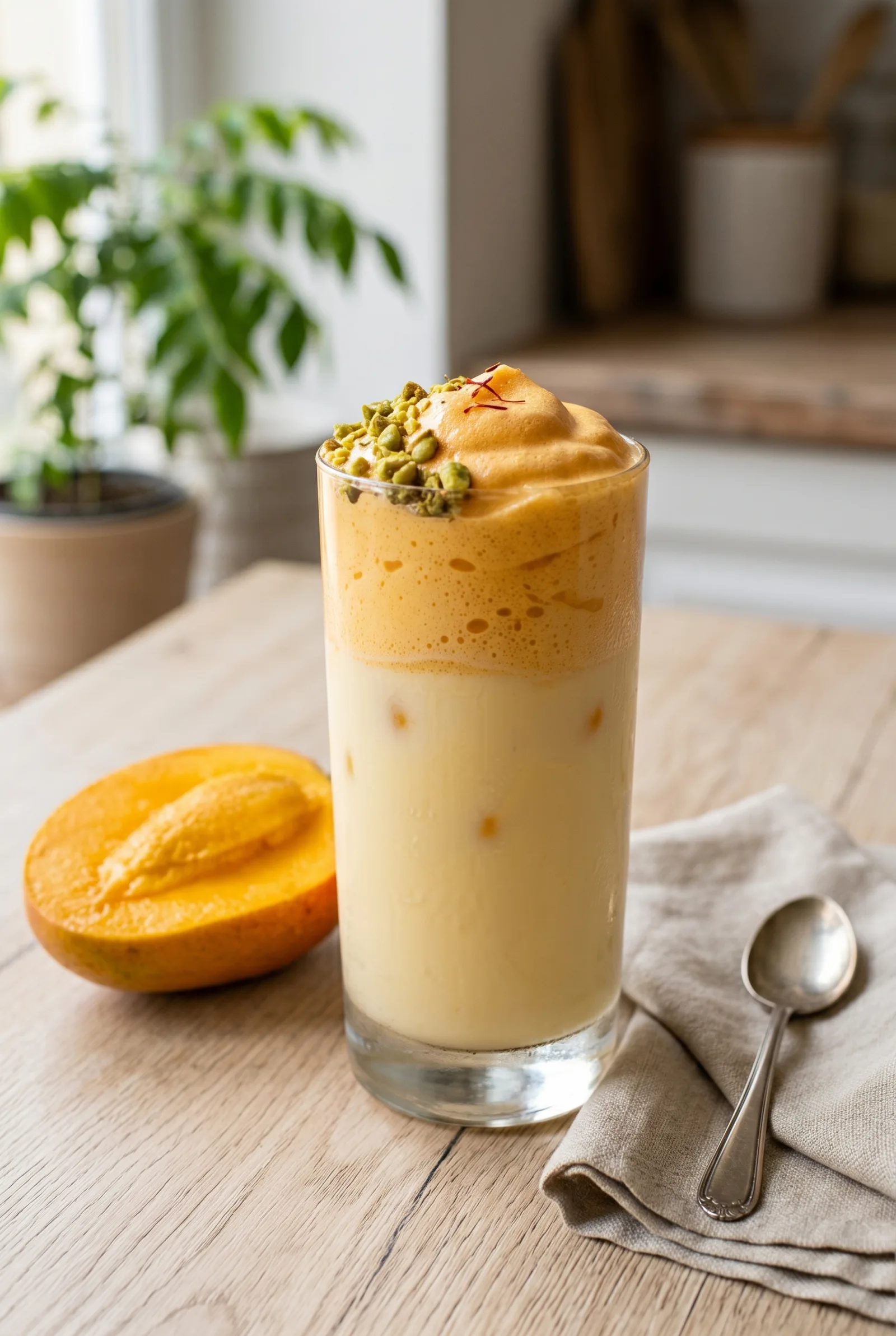 Mango Dalgona Lassi