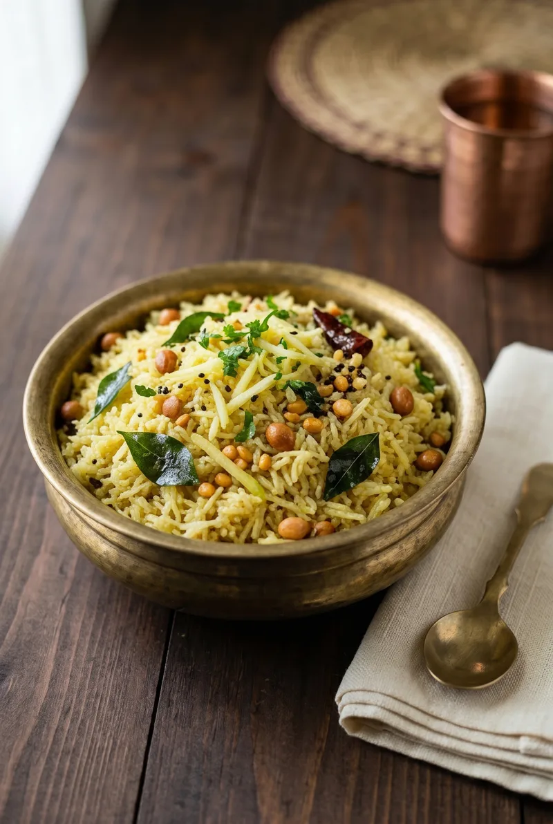 Mango Rice (Mamidikaya Pulihora / Kairi Bhaat)