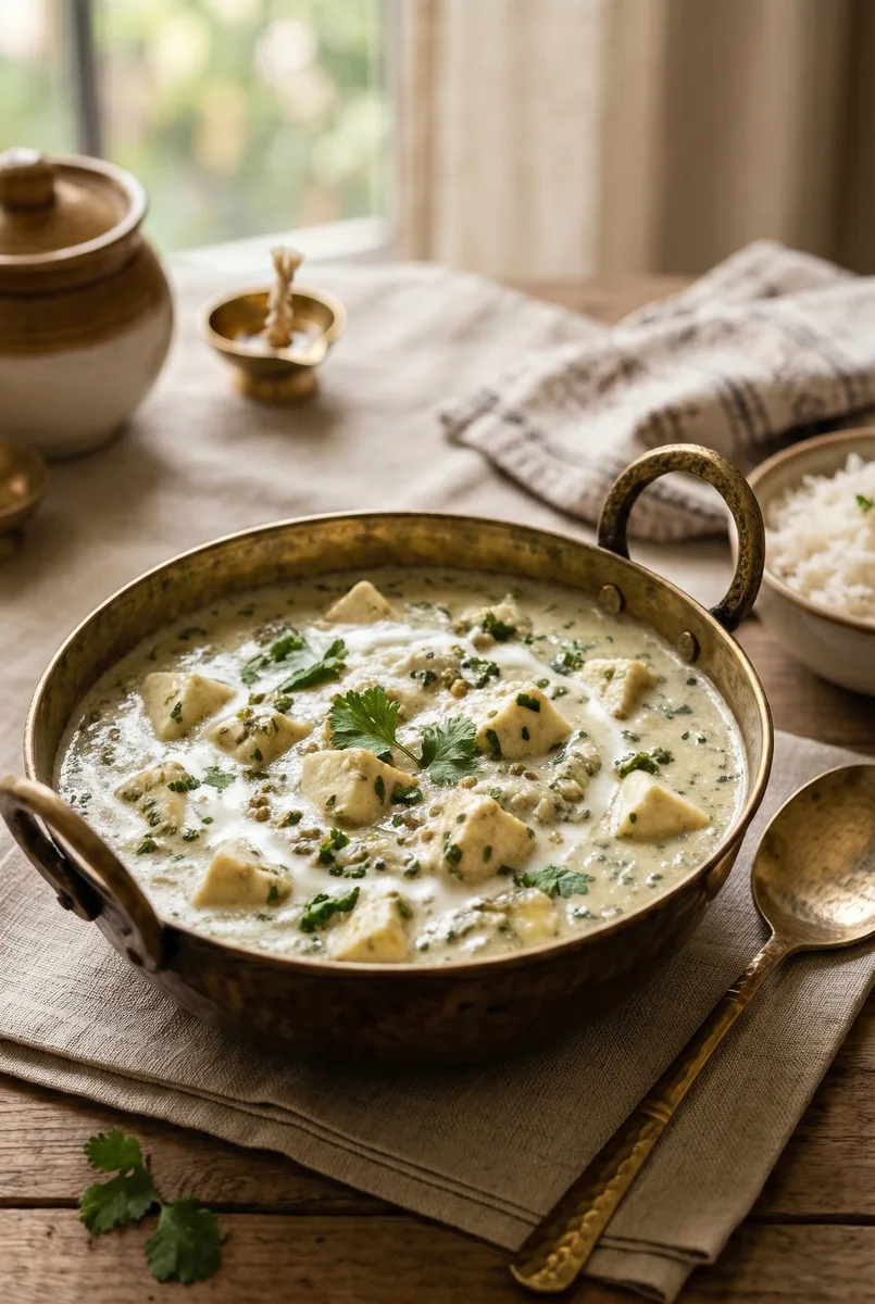Methi Malai Paneer White Gravy (Restaurant Style, Home-Friendly)
