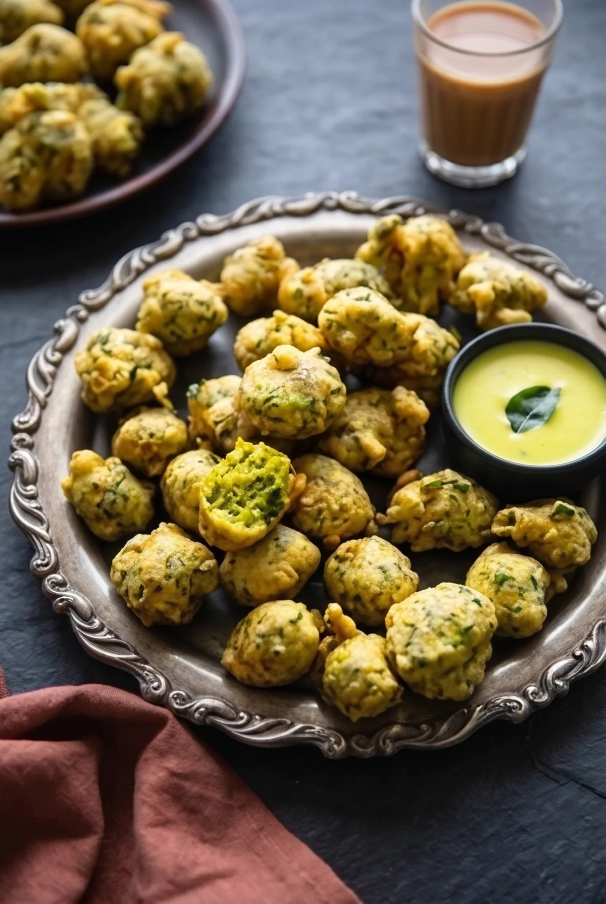 Methi na Gota Recipe with Besan Kadhi (Gujarati Winter Snack)