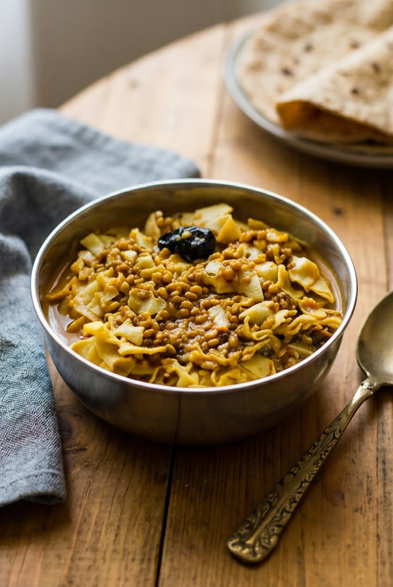 Methi Papad nu Shaak (No Onion, No Garlic)