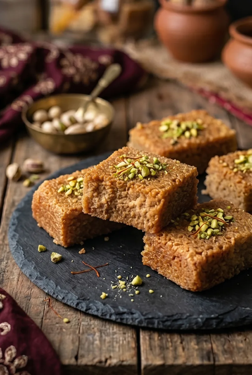 Milk Cake (Alwar Ka Mawa): Traditional Dudh No Halvo Style Fudge