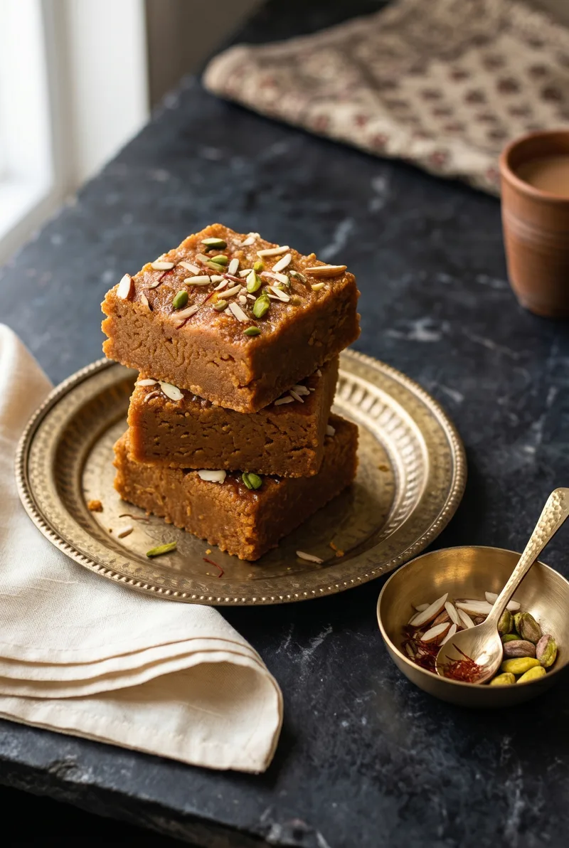 Mohanthal Recipe (Gujarati Besan Barfi)
