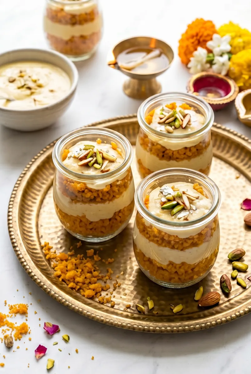 Motichoor Rabri Parfait Recipe | Easy Diwali Dessert