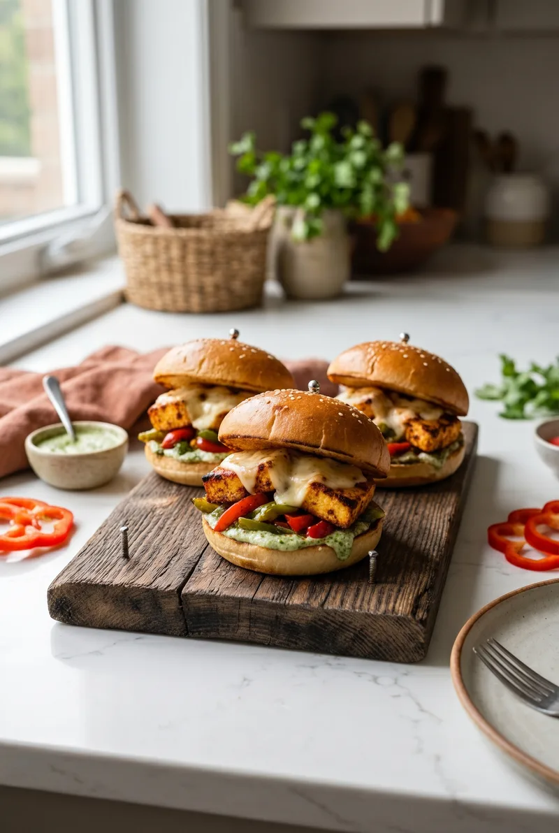 Peri Peri Paneer Sliders