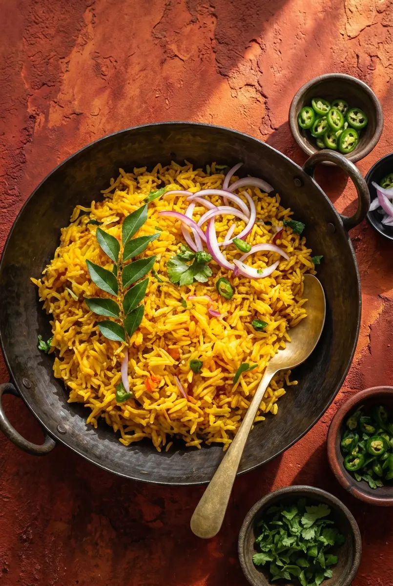 Vagharelo Bhaat (Gujarati Leftover Rice)