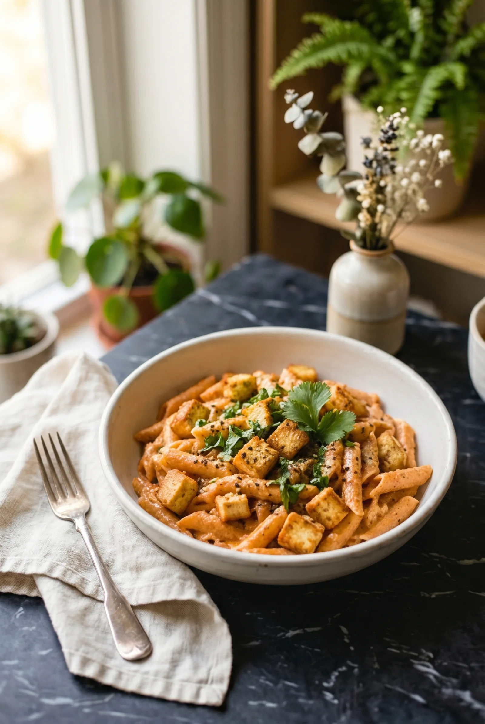 High-Protein Achari Paneer Pasta (Ready in 30 Minutes)