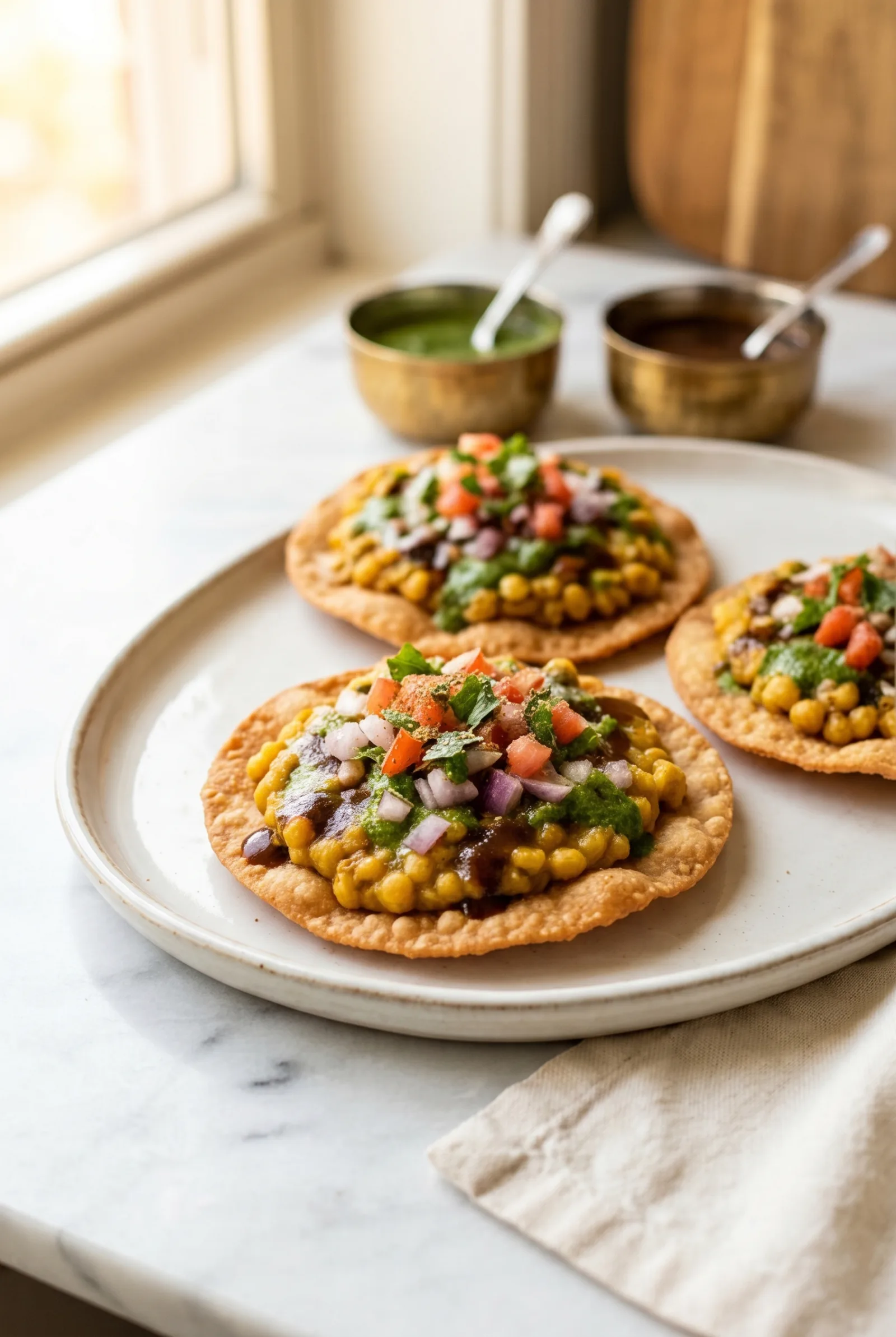 Dal Pakwan Tostadas — Easy Sindhi Fusion Snack