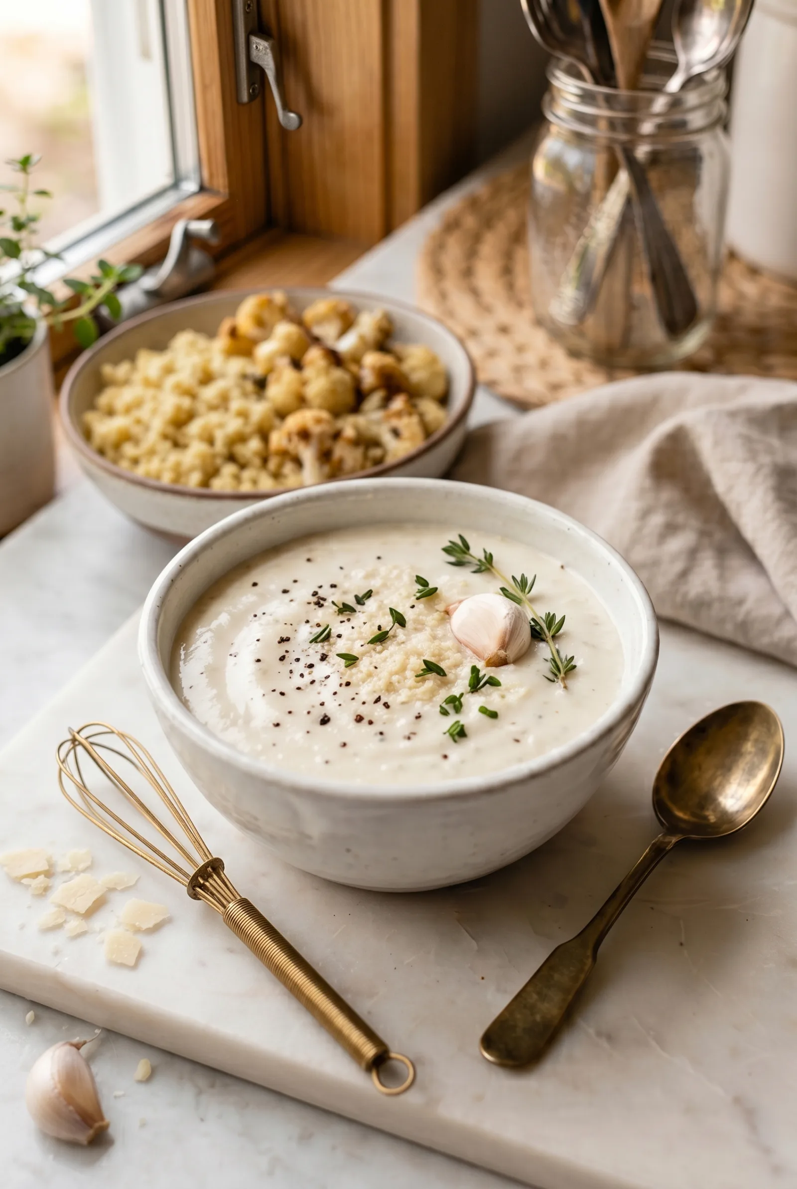 Garlic Parmesan Yogurt Sauce — High-Protein 5-Minute Recipe